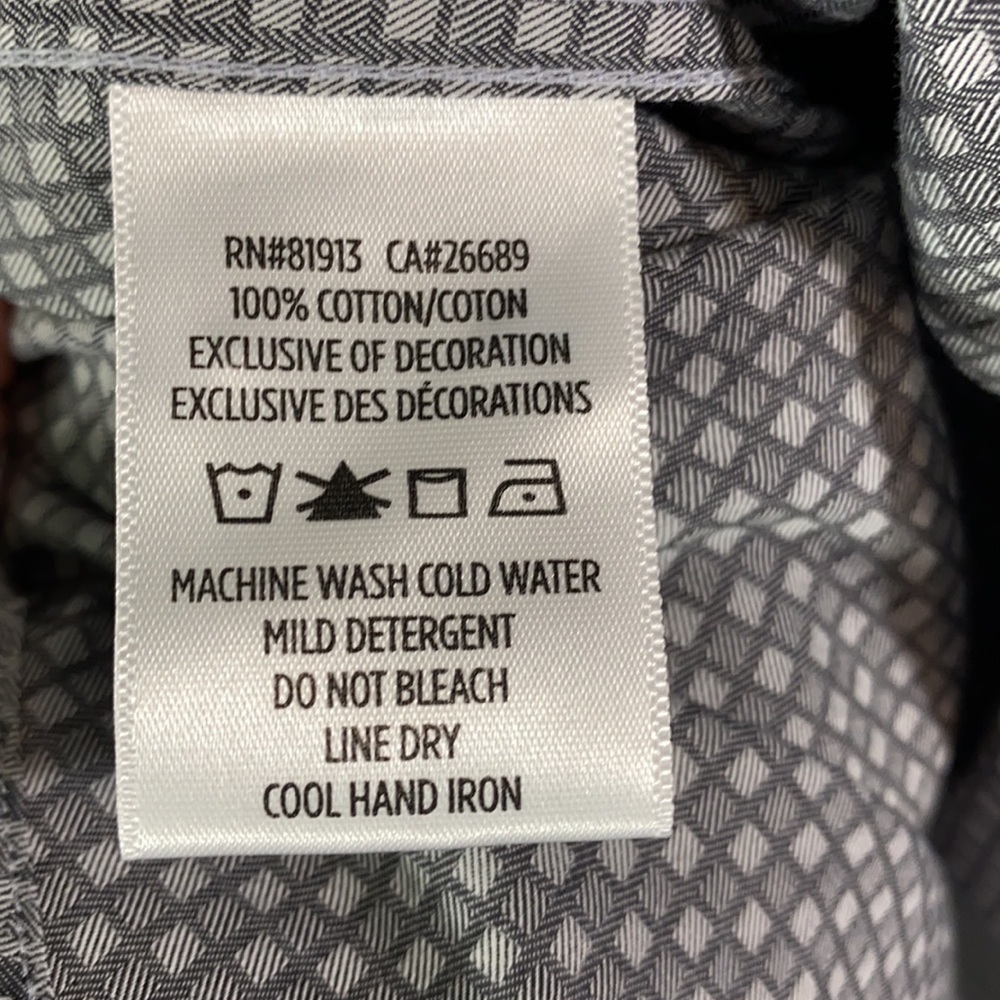 Robert Graham Button Down Gray Size Large - image 6